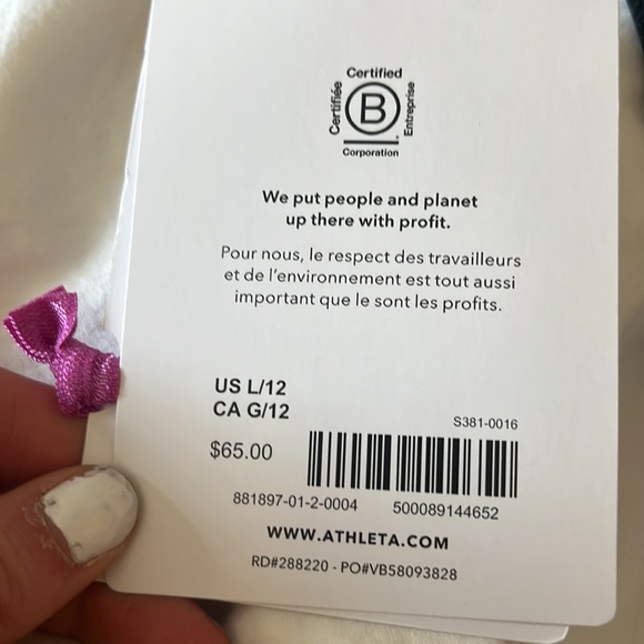 Athleta Girl High Rise Polartex Tight. - Picture 4 of 4